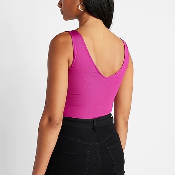 Vibrant Pink Women's Bodysuit - Picture 3 of 8